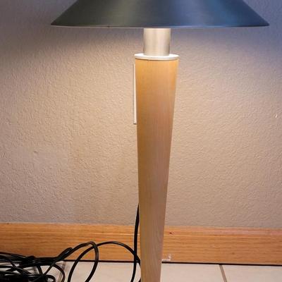 Vintage Wood & Metal Lamp