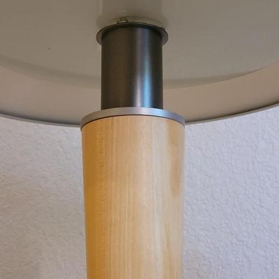 Vintage Wood & Metal Lamp