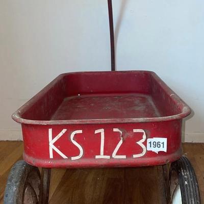 Vintage Red Wagon