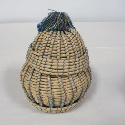 Basket Made By Local Artist Judy Olevnik