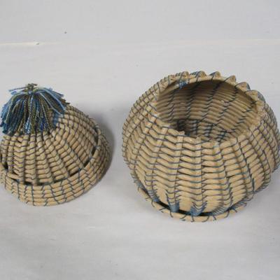 Basket Made By Local Artist Judy Olevnik
