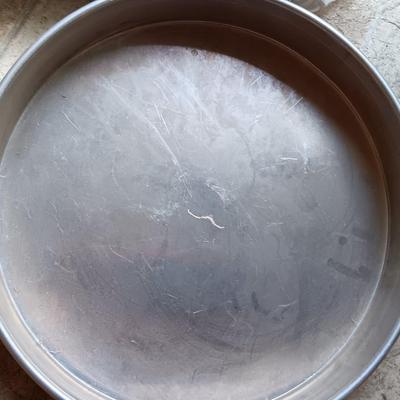 New Magic line Professionals choice 10x15 Aluminum cake pan - Zenker 7" Pan and large round cake pan
