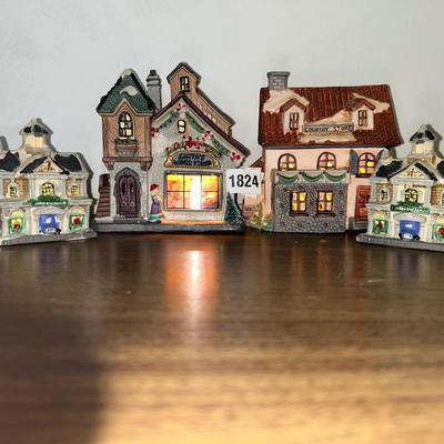 Light up Christmas house decor