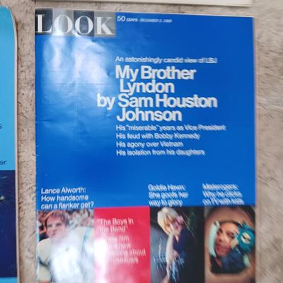 Look magazines The death of a president - Flight from Dallas - JFK Memorial - My brother Lyndon