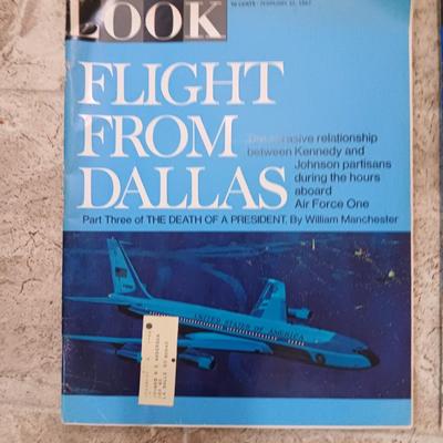 Look magazines The death of a president - Flight from Dallas - JFK Memorial - My brother Lyndon