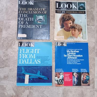 Look magazines The death of a president - Flight from Dallas - JFK Memorial - My brother Lyndon