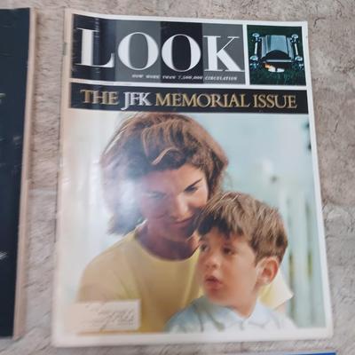 Look magazines The death of a president - Flight from Dallas - JFK Memorial - My brother Lyndon