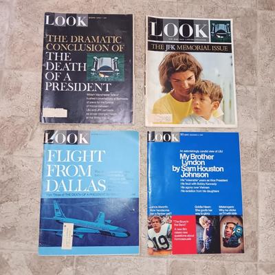 Look magazines The death of a president - Flight from Dallas - JFK Memorial - My brother Lyndon
