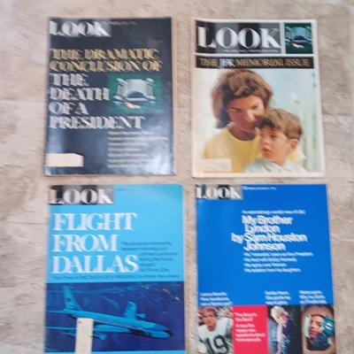 Look magazines The death of a president - Flight from Dallas - JFK Memorial - My brother Lyndon