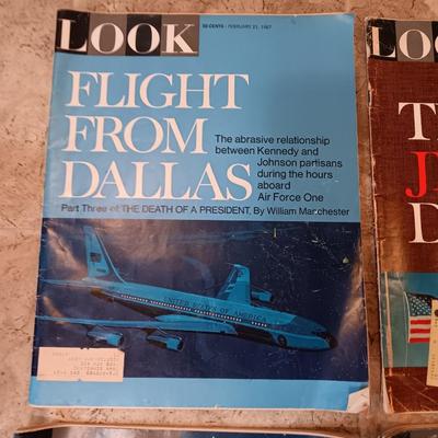Look magazines The day JFK died - Flight from Dallas - The death of a president