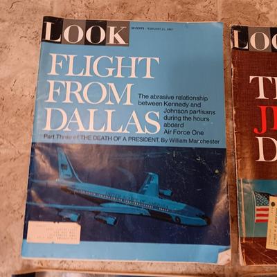 Look magazines The day JFK died - Flight from Dallas - The death of a president