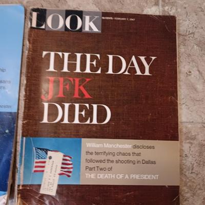 Look magazines The day JFK died - Flight from Dallas - The death of a president