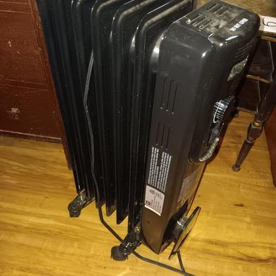 Oil filled electric radiator heater