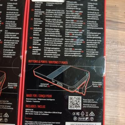 Two new Energ1 5k battery pack chargers' charges 2 devices