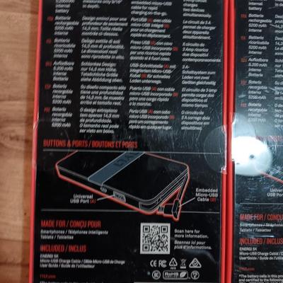 Two new Energ1 5k battery pack chargers' charges 2 devices