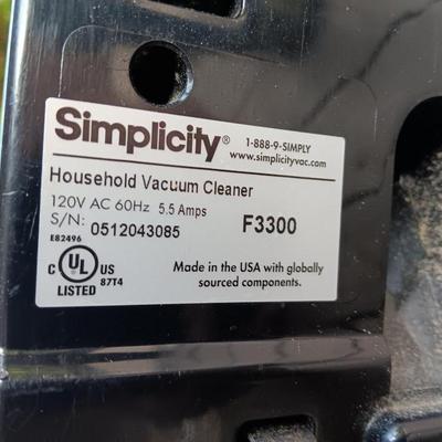 Wonderfully working Simplicity Freedom vacuum cleaner