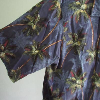 Lot 88: Vintage Men's Hawaiian Button Down Shirt, 3 XL, 100% Cotton