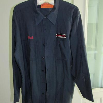 Lot 90: Vintage 1970s Men's Work Shirt, Mercury Marine, #1