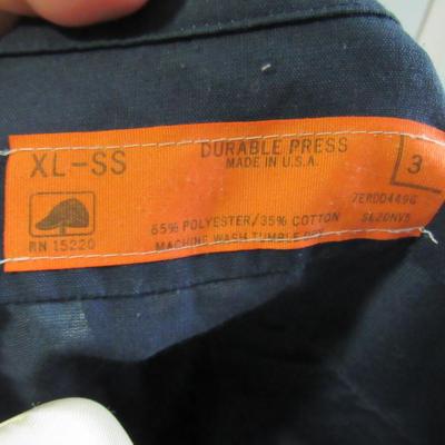 Lot 92: Vintage 1970s Men's Work Shirt, Mercury Marine, Short Sleeve, XL-SS