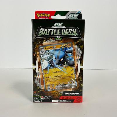 -184- POKÃ‰MON | Unopened Battle Deck Lucario PokÃ©mon Cards