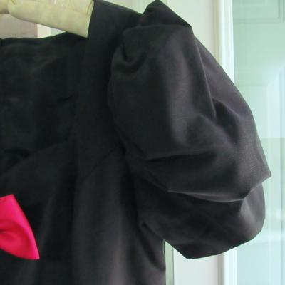 Lot 100: Wow! AJ Bari Vintage Dress With Colorful Bows, Size 8, Appr 1970-80s, Nice!