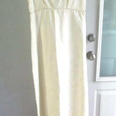 Lot 102: Vintage Ladies Evening Gown, Rhinestone Neckline