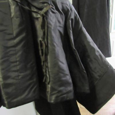 Lot 104: Antique Victorian All Black 3 Piece Top, Skirt, Jacket, SEE ALL 52 PHOTOS, Nice!