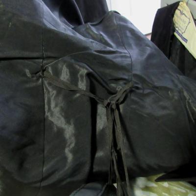 Lot 104: Antique Victorian All Black 3 Piece Top, Skirt, Jacket, SEE ALL 52 PHOTOS, Nice!