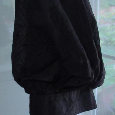 Lot 104: Antique Victorian All Black 3 Piece Top, Skirt, Jacket, SEE ALL 52 PHOTOS, Nice!