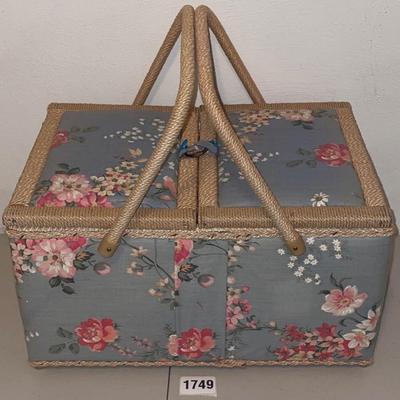 Floral Sewing Basket