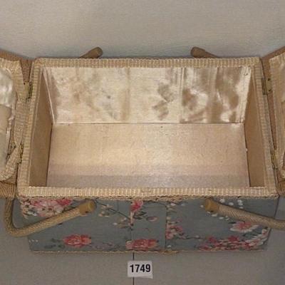 Floral Sewing Basket