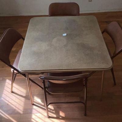 Card Table and Chairs