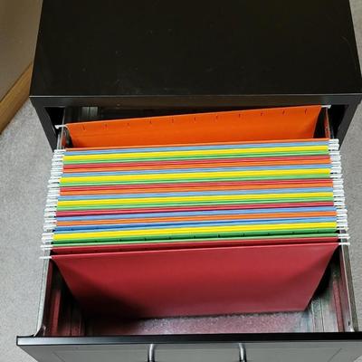 Black File Cabinet with Keys