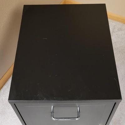 Black File Cabinet with Keys