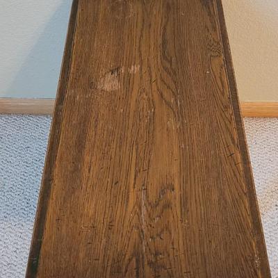 Folding Sides Wood Side Table