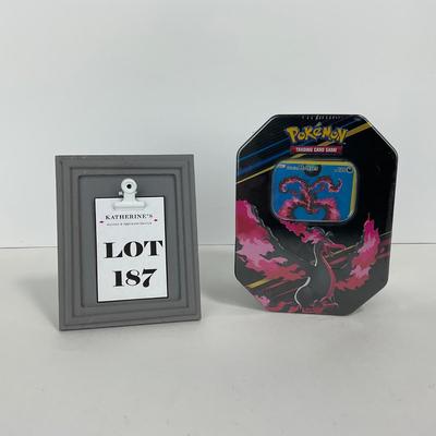 -187- POKÃ‰MON | Unopened Tin Of PokÃ©mon Cards