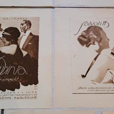 1920s Double Sided Advertisements