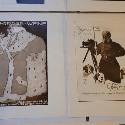 1920s Double Sided Advertisements