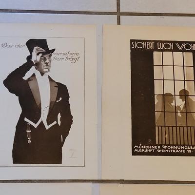 1920s Double Sided Advertisements