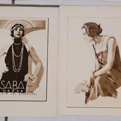 1920s Double Sided Advertisements