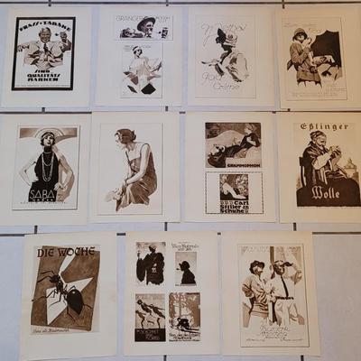 1920s Double Sided Advertisements