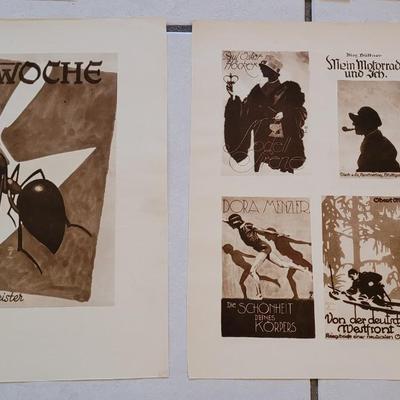 1920s Double Sided Advertisements