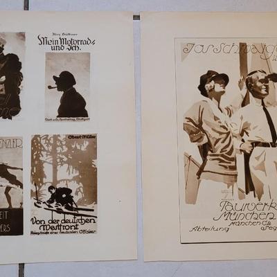 1920s Double Sided Advertisements