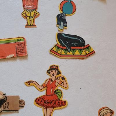 Old Orphan Annie Paper Doll Circus