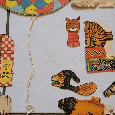 Old Orphan Annie Paper Doll Circus