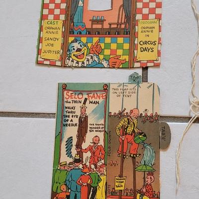 Old Orphan Annie Paper Doll Circus