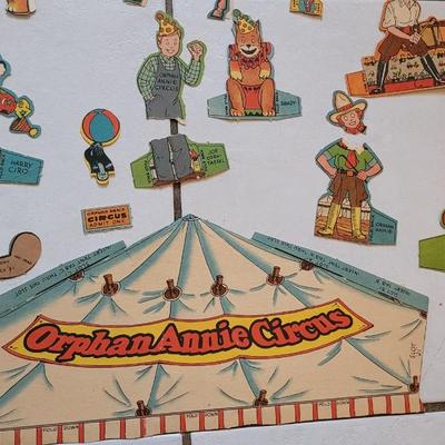 Old Orphan Annie Paper Doll Circus