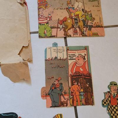Old Orphan Annie Paper Doll Circus