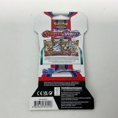 -189- POKÃ‰MON | Four Unopened PokÃ©mon Card Packs