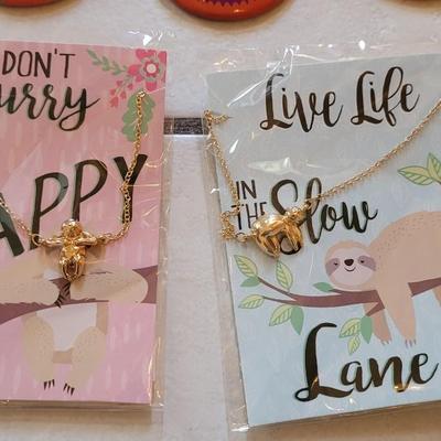 Hallmark Magnets and (2) Necklaces